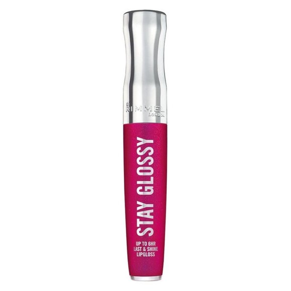 Rimmel London 345 Pop Fizz Pink Stay Glossy Lipgloss 6.0 ML Discontinued NEW - Picture 1 of 3